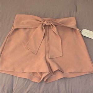 High Waisted Bow Shorts